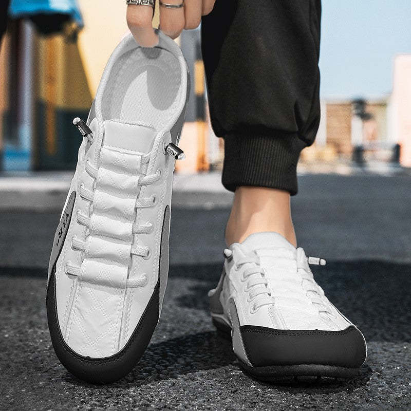 Men's Backless Sneakers-Amzemart