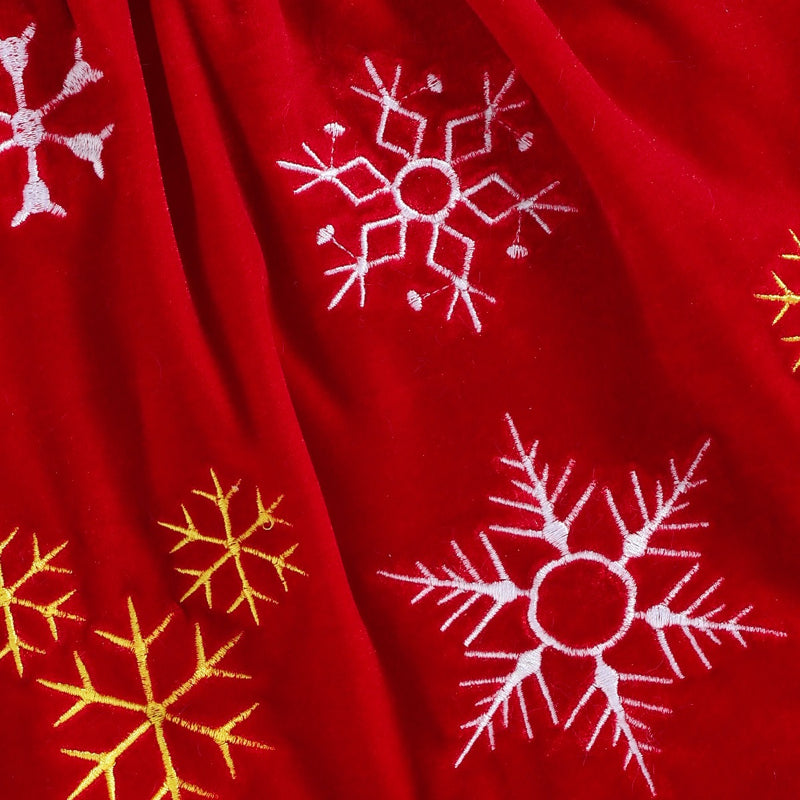 Red Christmas Dress With Hat For Girls-Children Cloth Shop