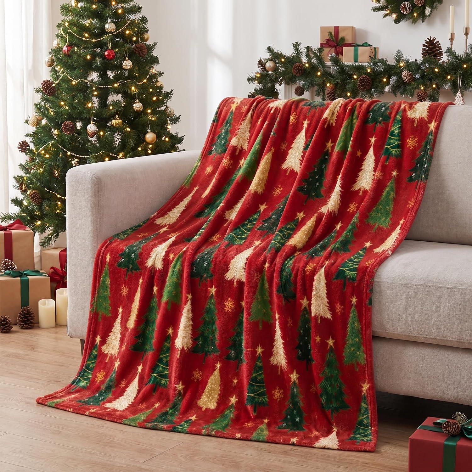 Christmas Theme Blankets For Men & Women