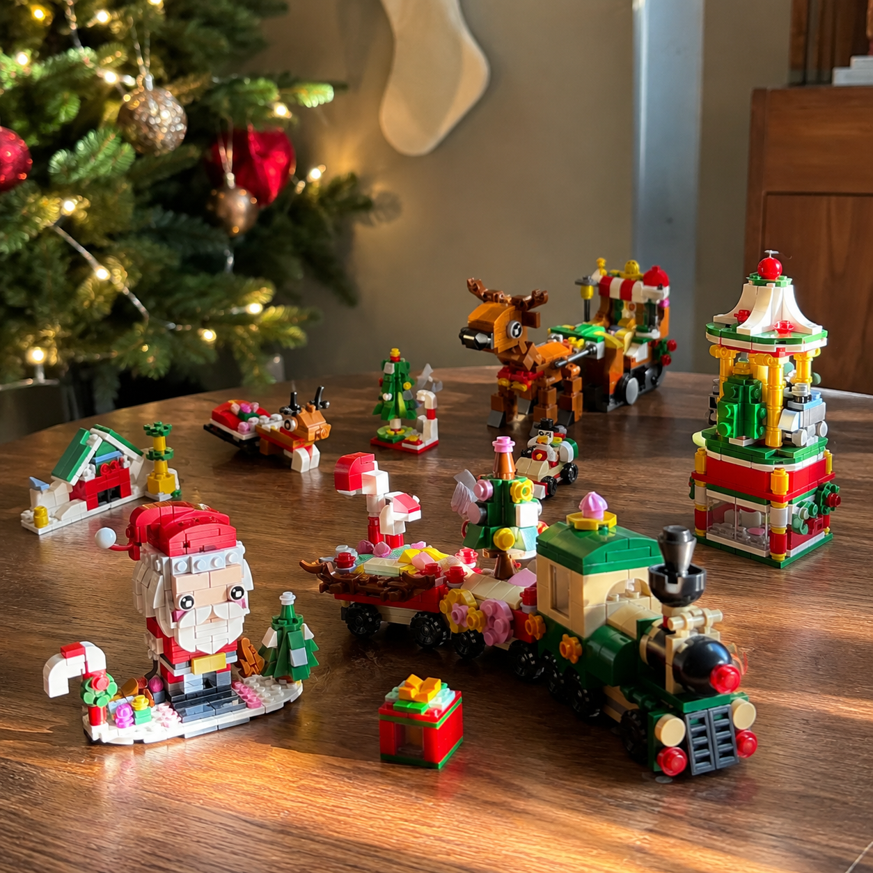 24 Days Christmas Countdown Building Blocks
