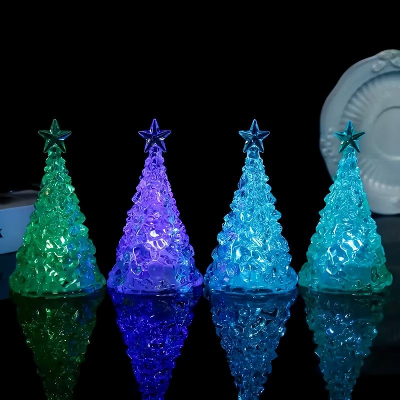 Christmas Star Tree Crystal Mini LED Festive Decor Lights
