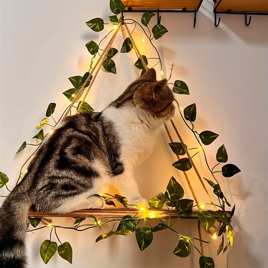 Battery Powered Vine LED Leaf String Lights for Home and Party Decor