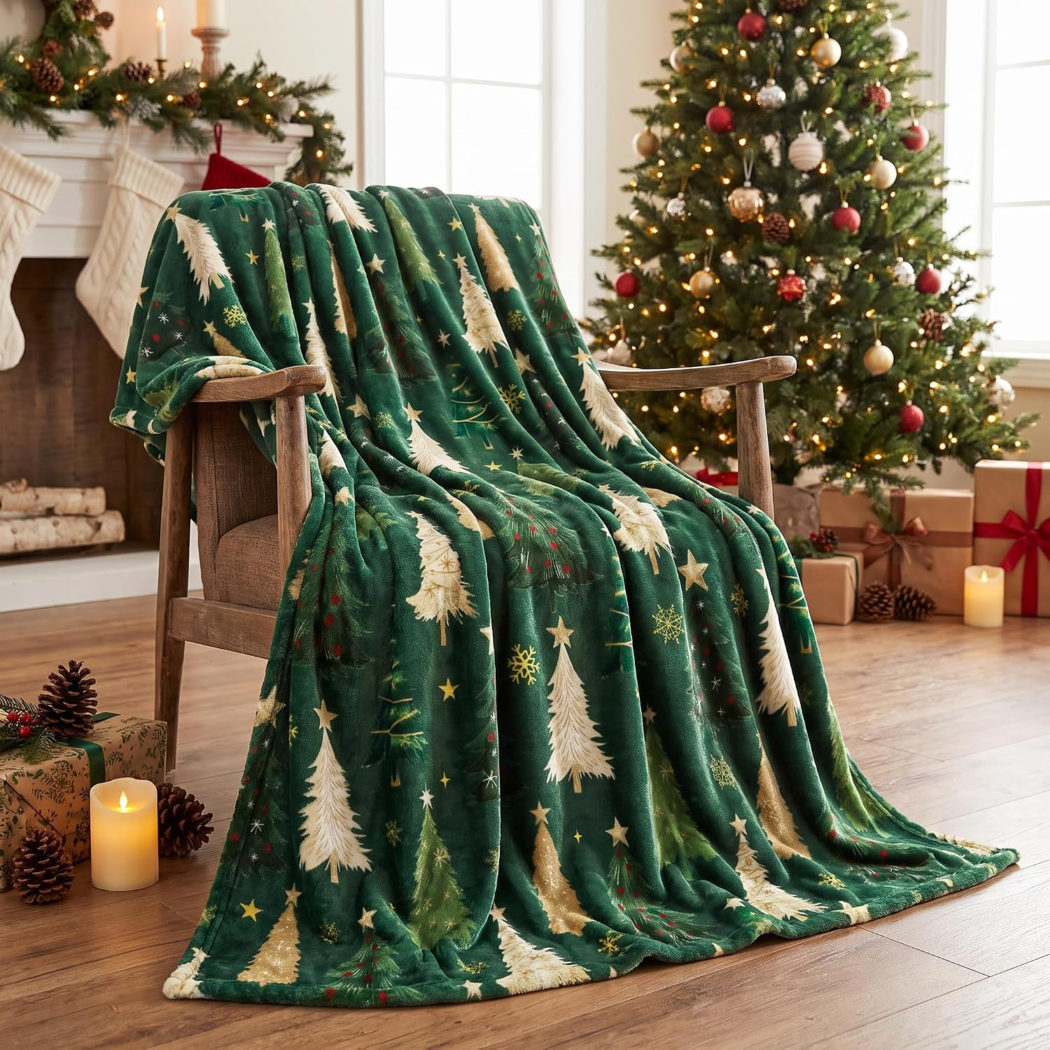 Christmas Theme Blankets For Men & Women