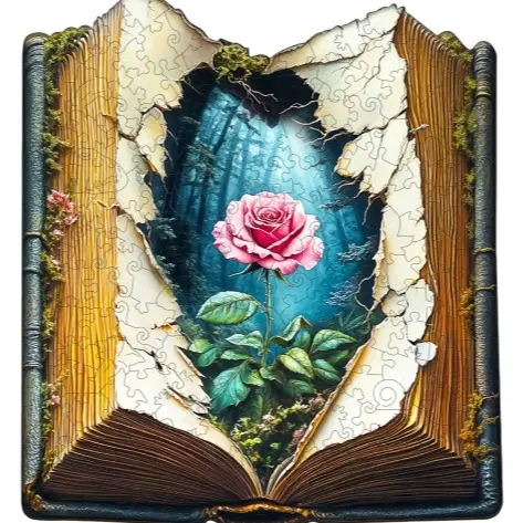 200 Pieces Of Steampunk Wooden Dragon Puzzle Kit