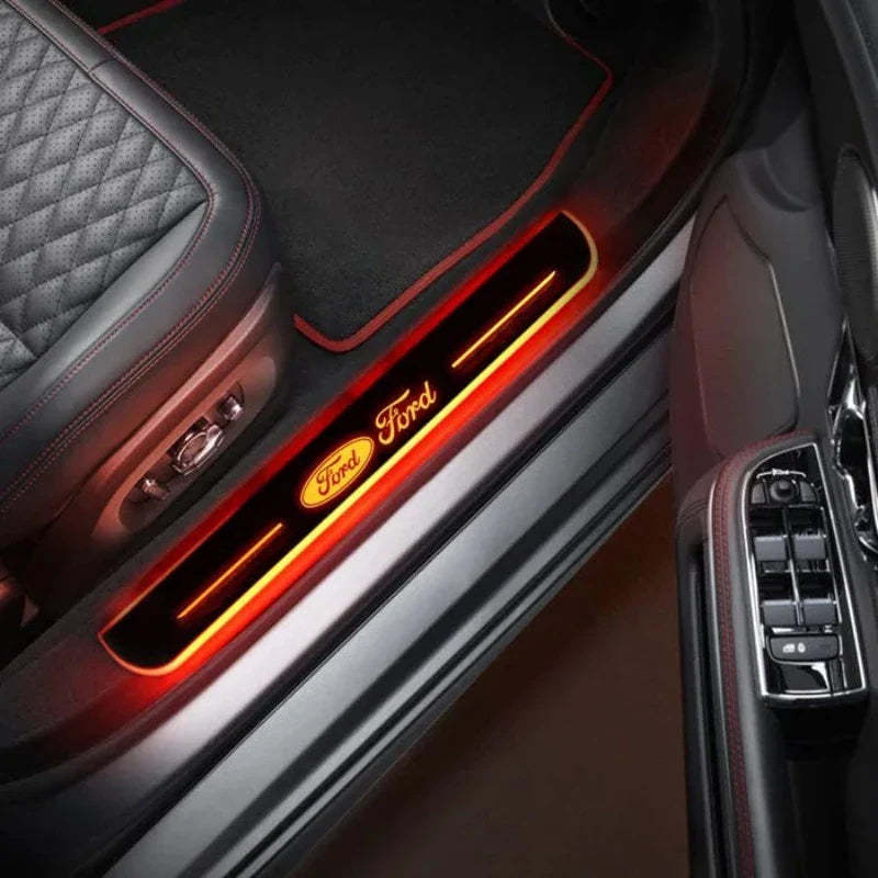 LED Illuminated Ford Door Sills-Amzemart
