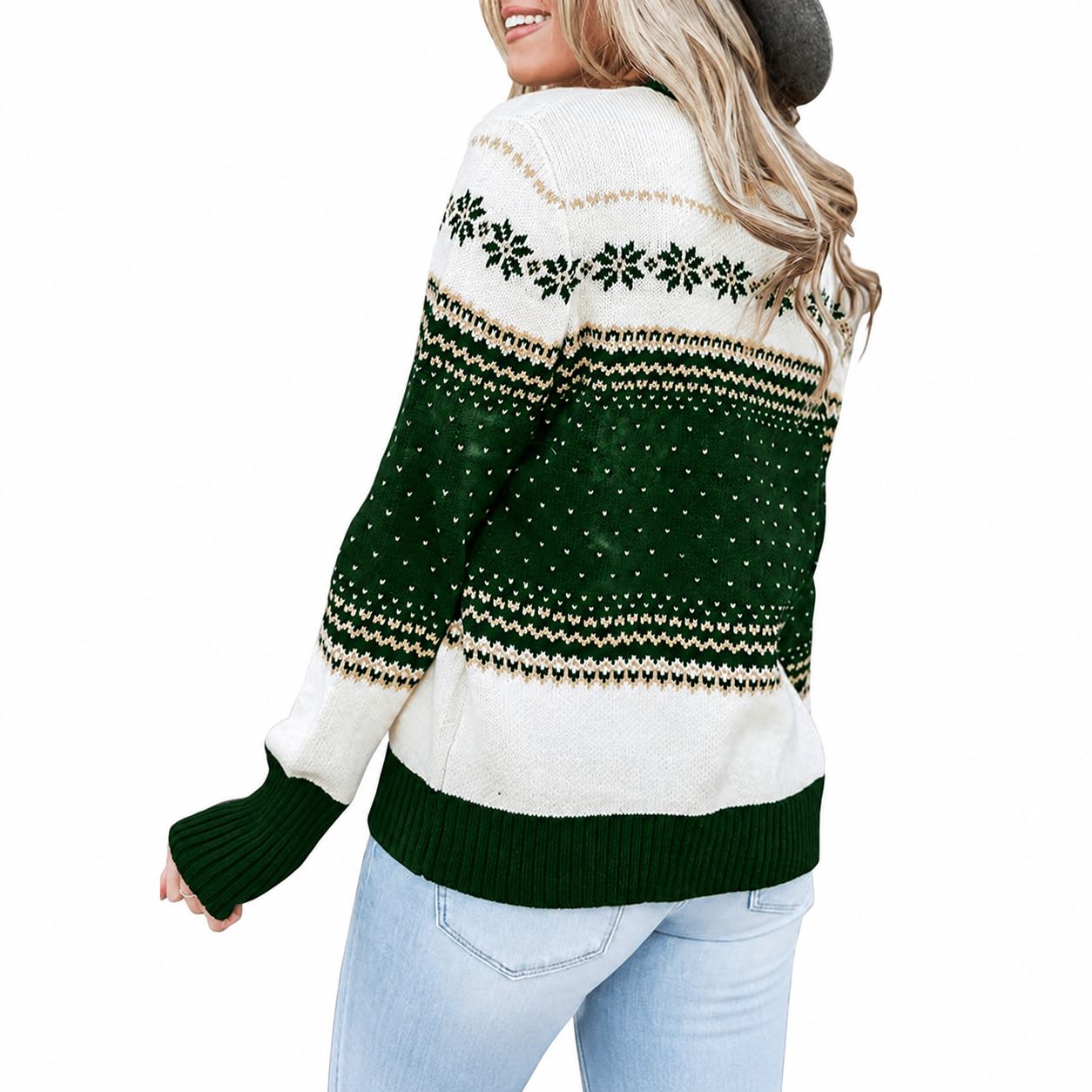 Casual Christmas Knit Winter Sweater For Women