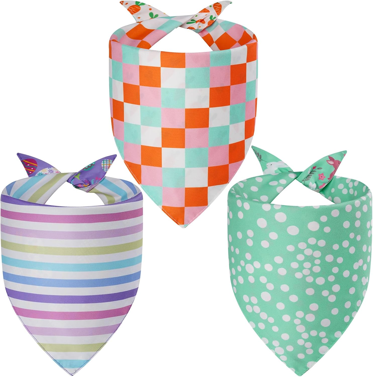 3 Pieces Christmas Dog Bandanas For Dogs