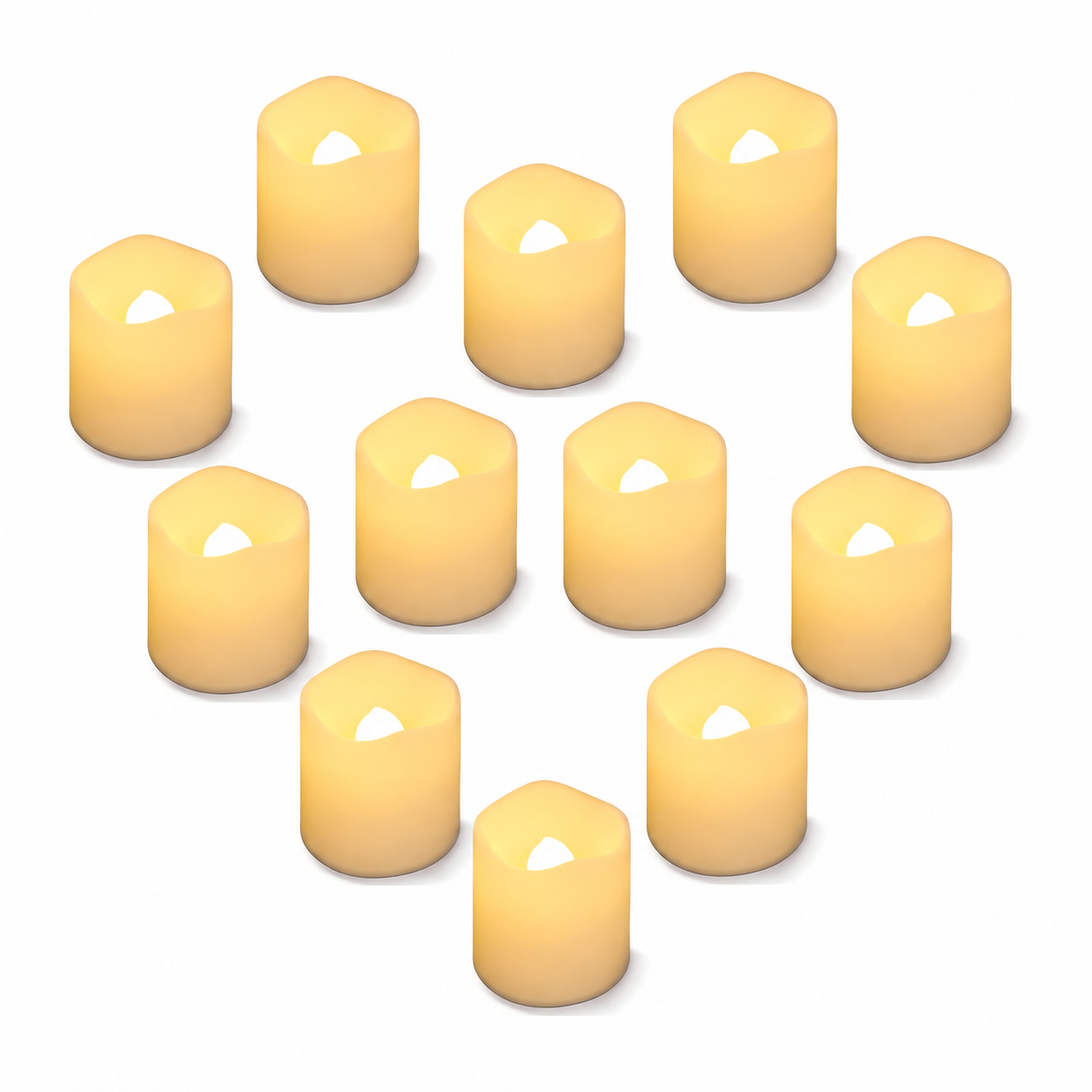 Flameless Votive Candles With Flickering Light