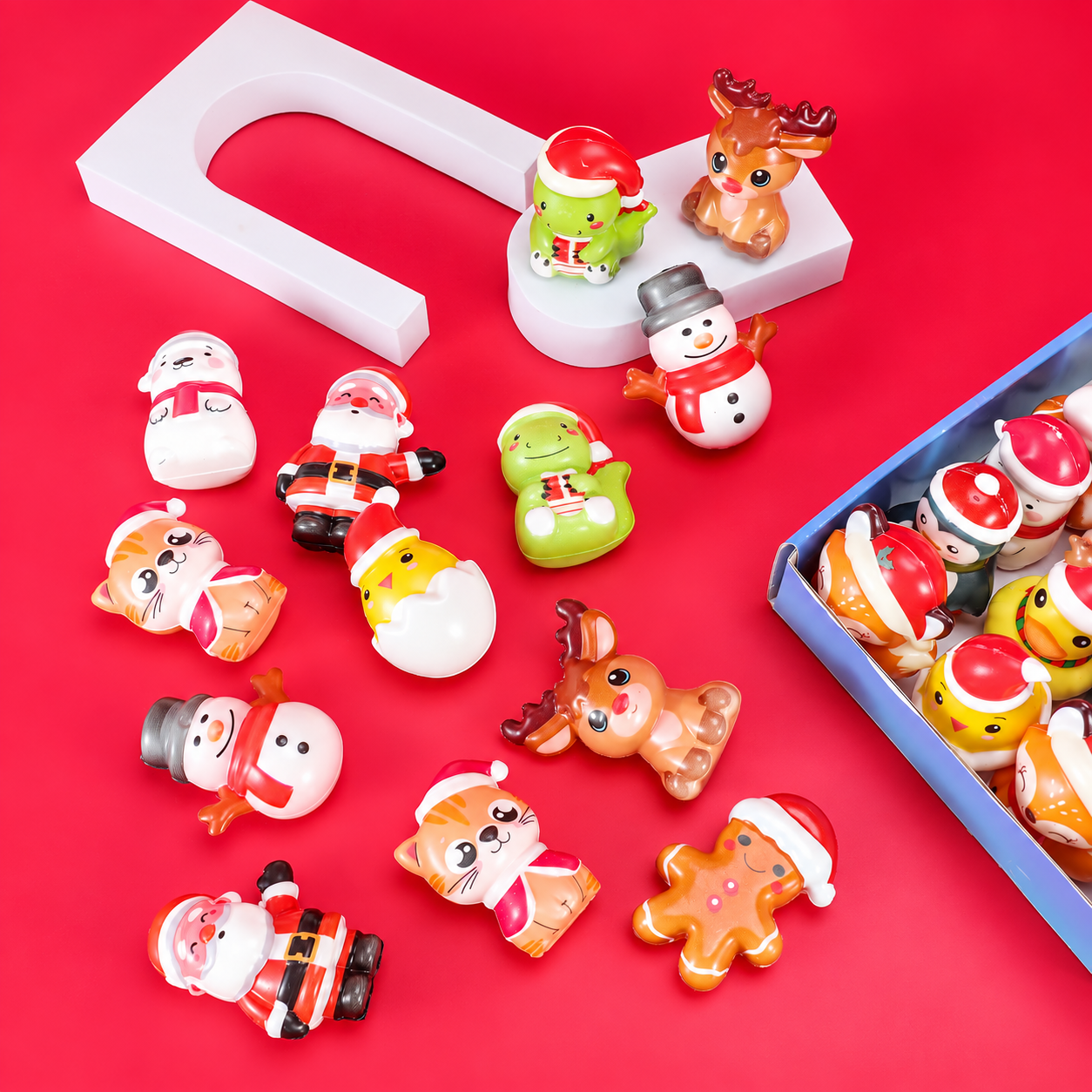 24 Piece Christmas Squishy Sensory Toys Advent Calendar Set 2026 For Kids