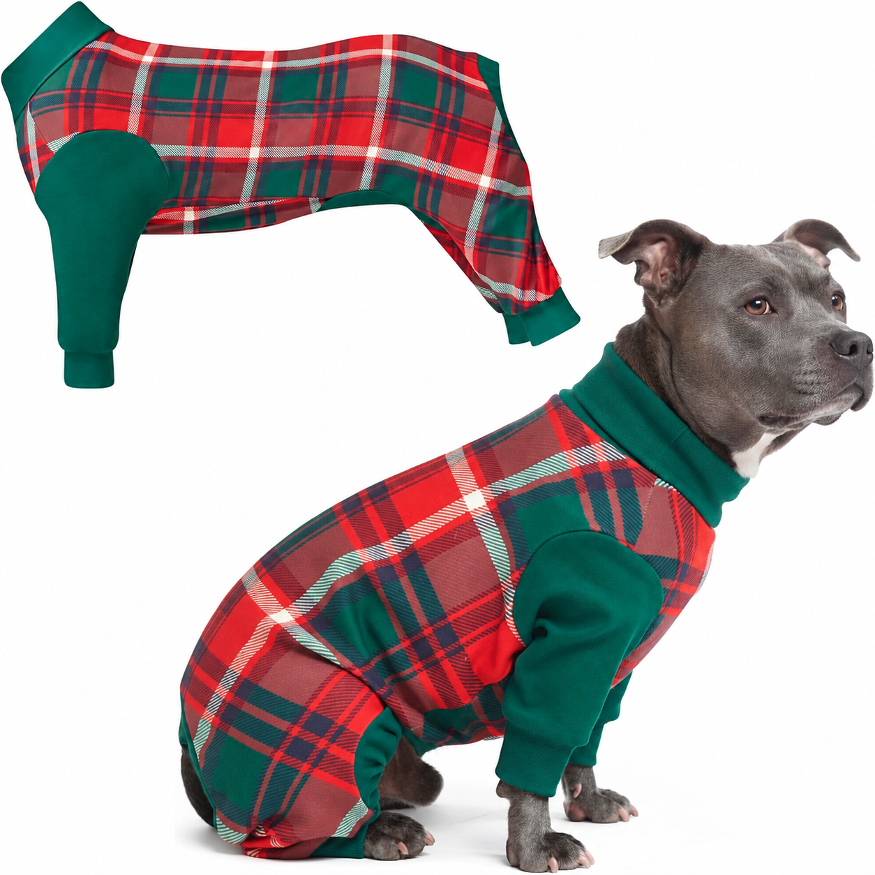Christmas Dog Pajamas Onesie Suit for Everyday Wear