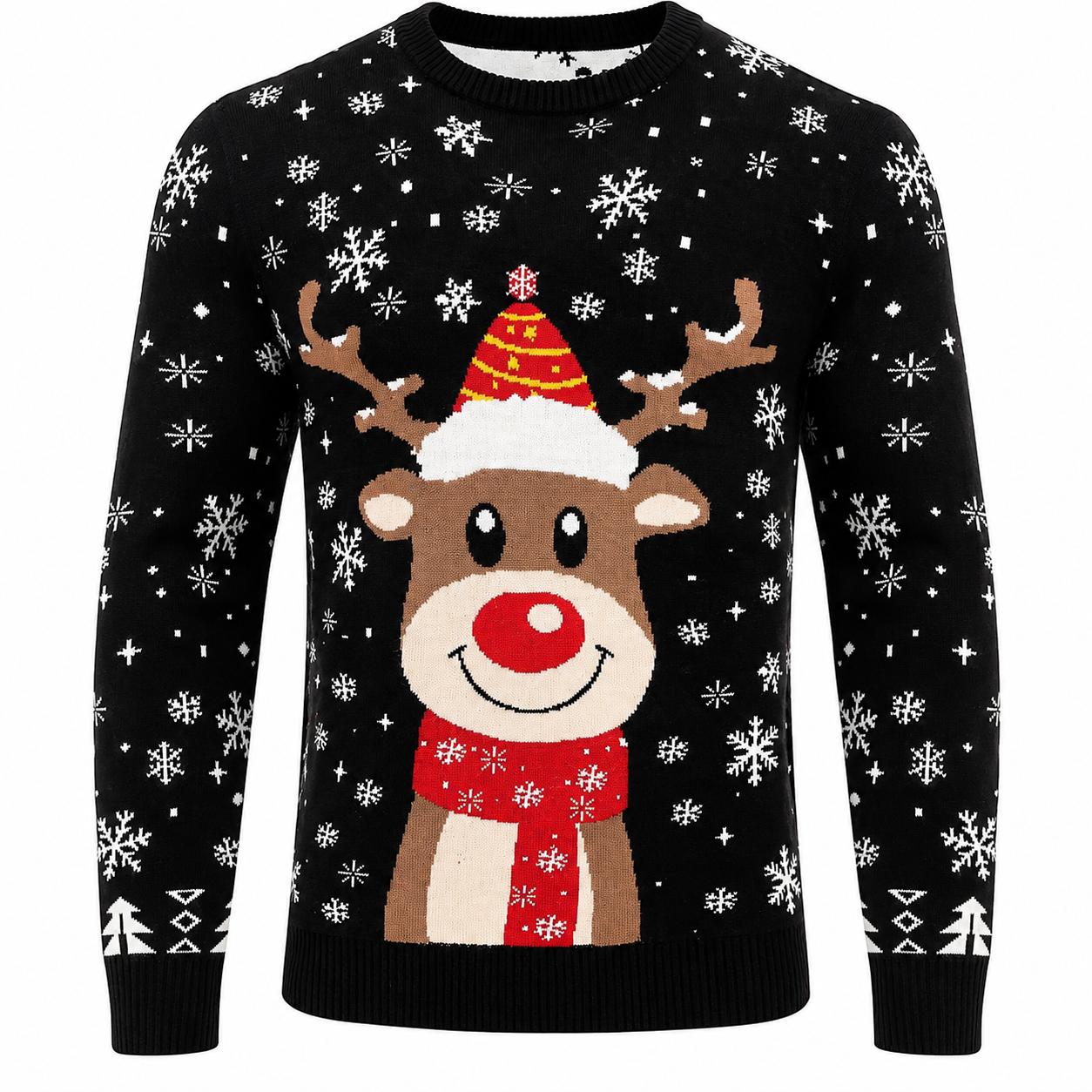 Classic Knit Christmas Pullover Sweater for Men