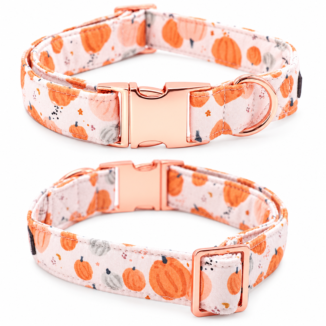 Christmas Dog Collar with Adjustable Plaid Design