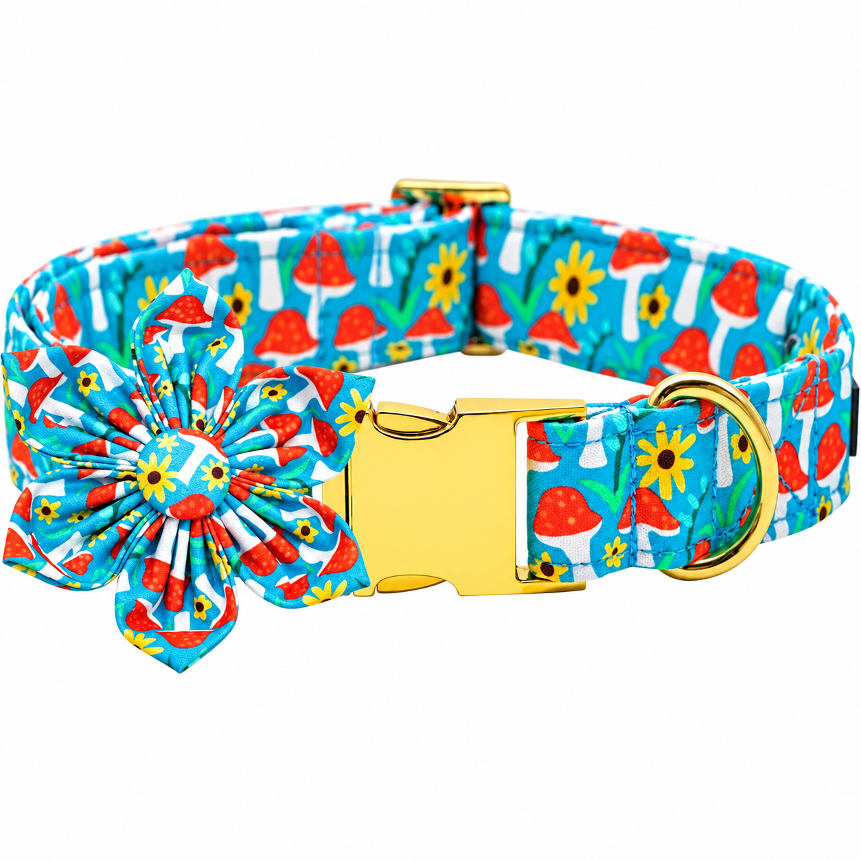 Christmas Dog Collar with Adjustable Plaid Design