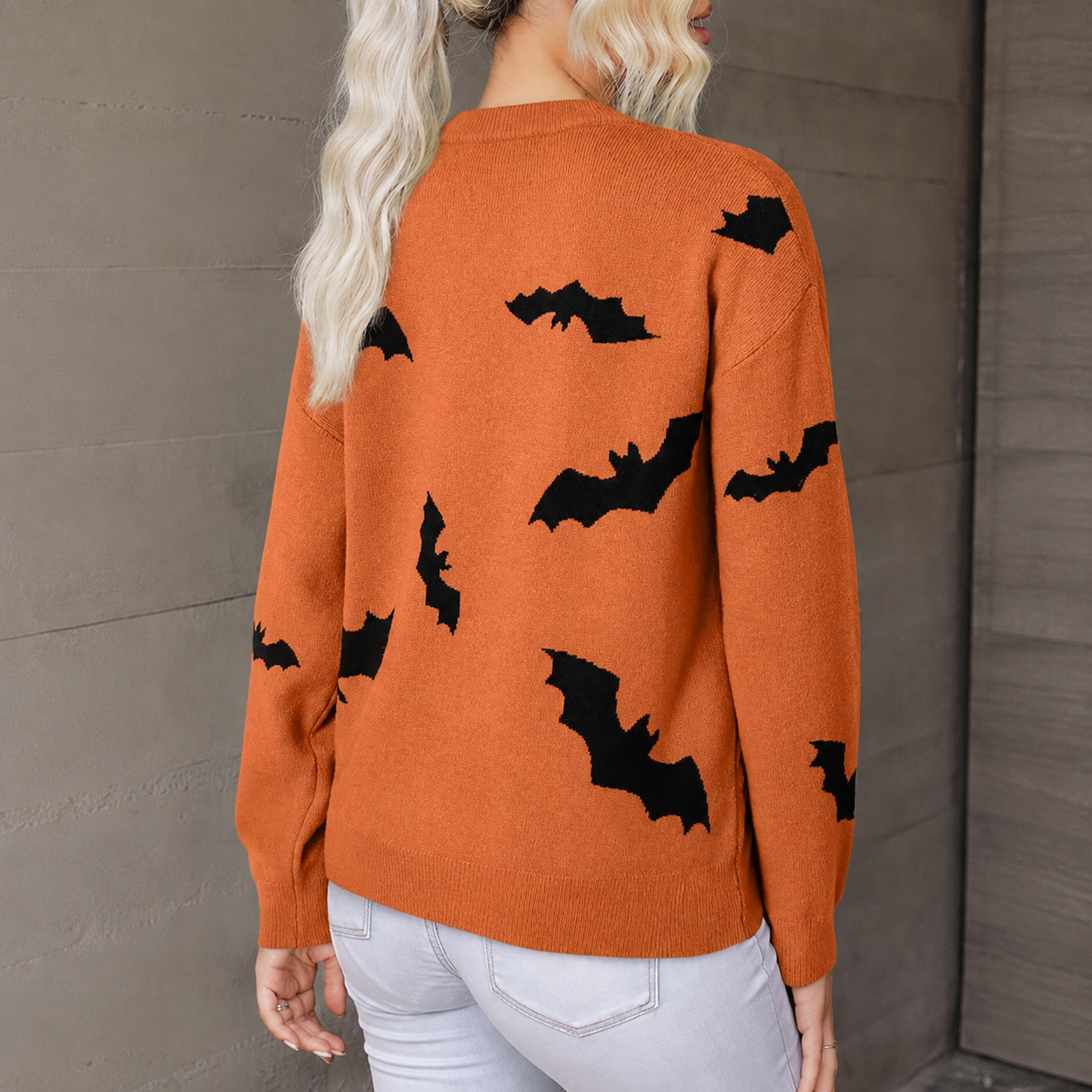 Snowflake Knit Christmas Pullover Sweater for Women