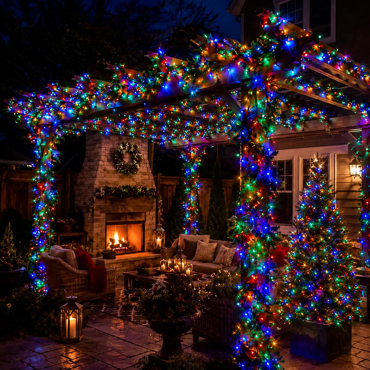 800 LED Wateproof Solar Fairy String Lights With Remote For Outdoor Decor