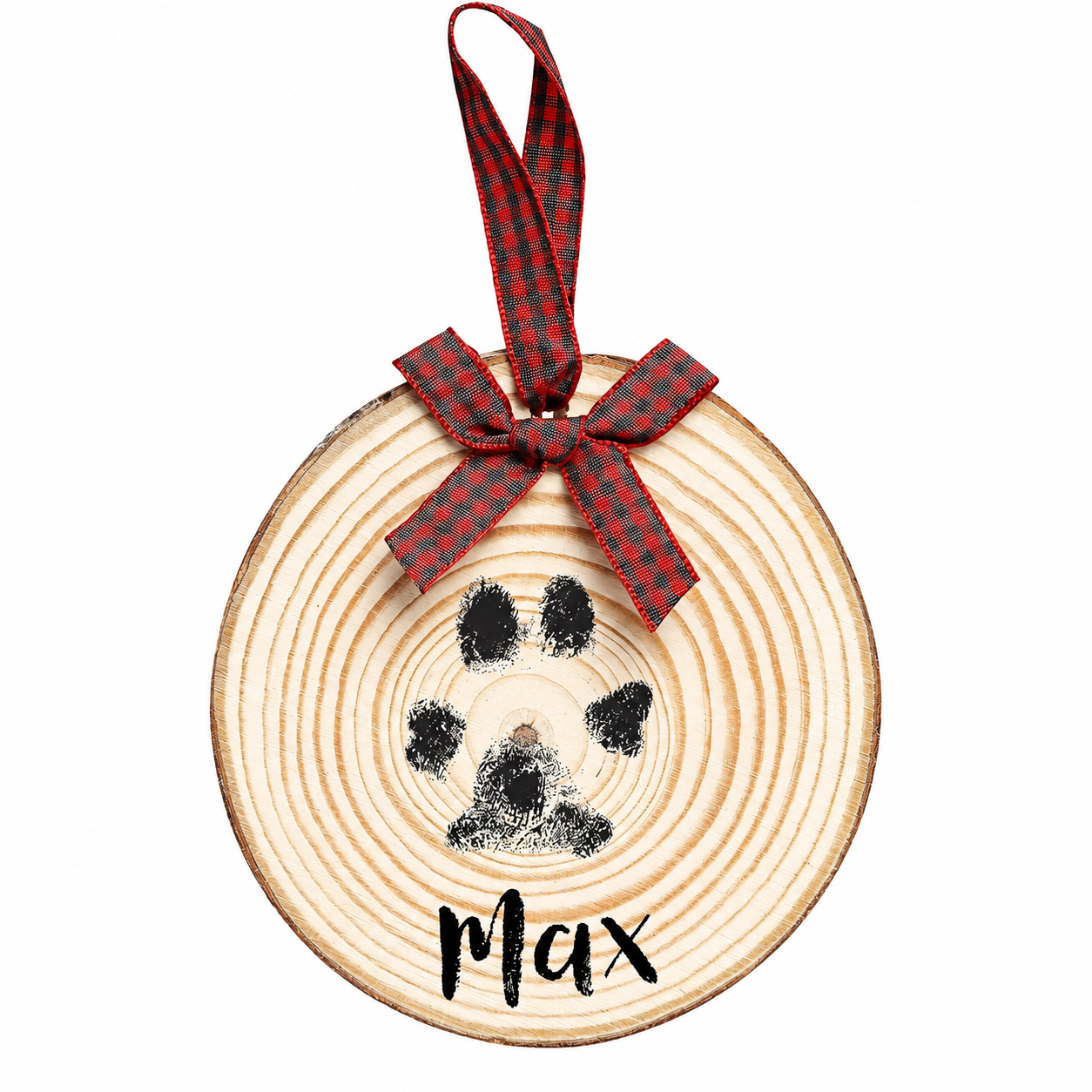 Christmas Double Sided Photo Ornament with Ink Pad Kit