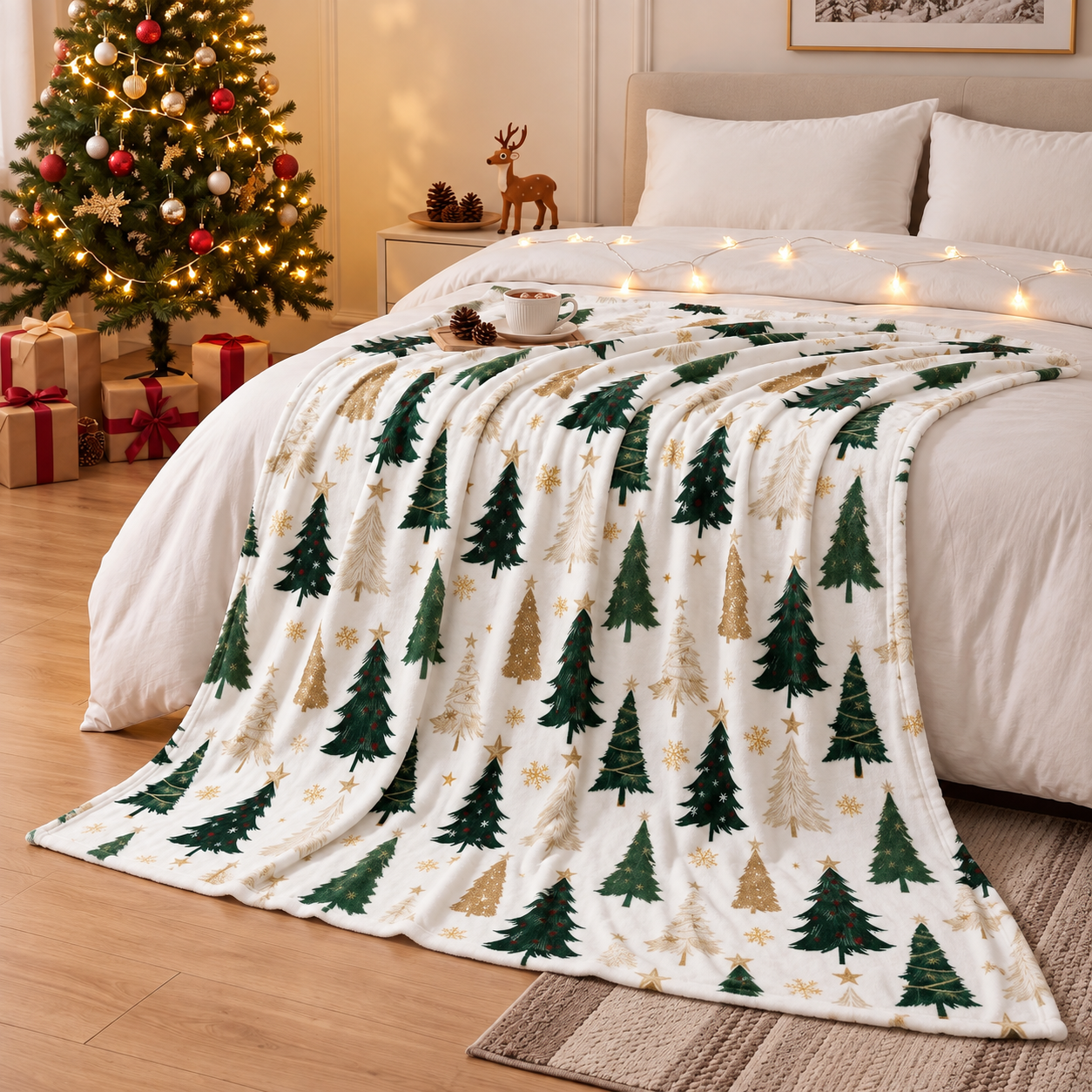 Christmas Blanket For Couch And Bed For Men And Women