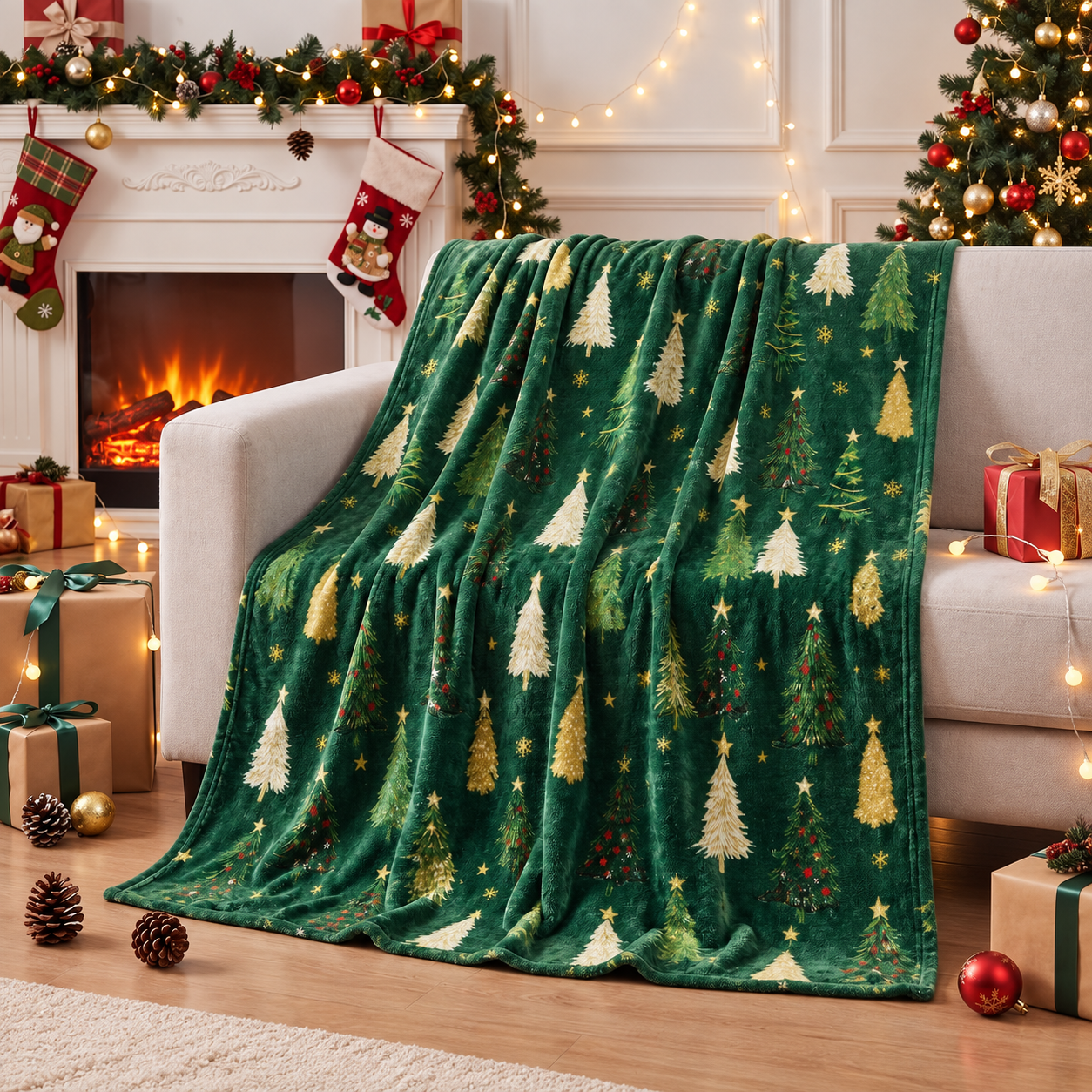 Christmas Blanket For Couch And Bed For Men And Women