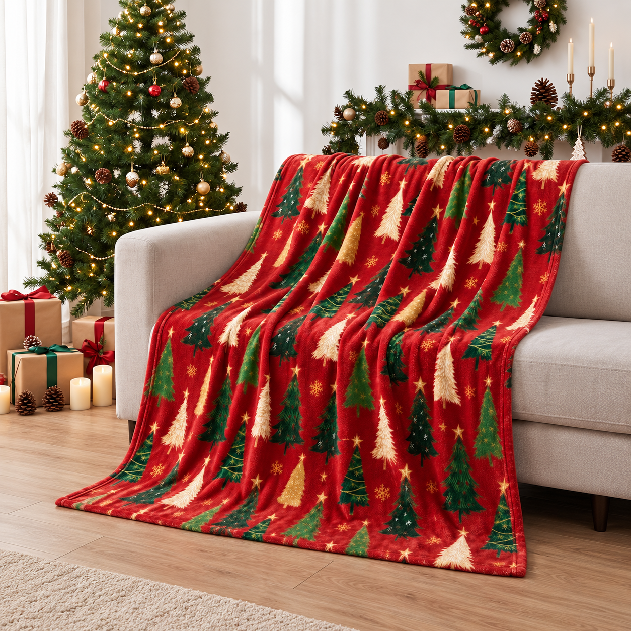 Christmas Blanket For Couch And Bed For Men And Women