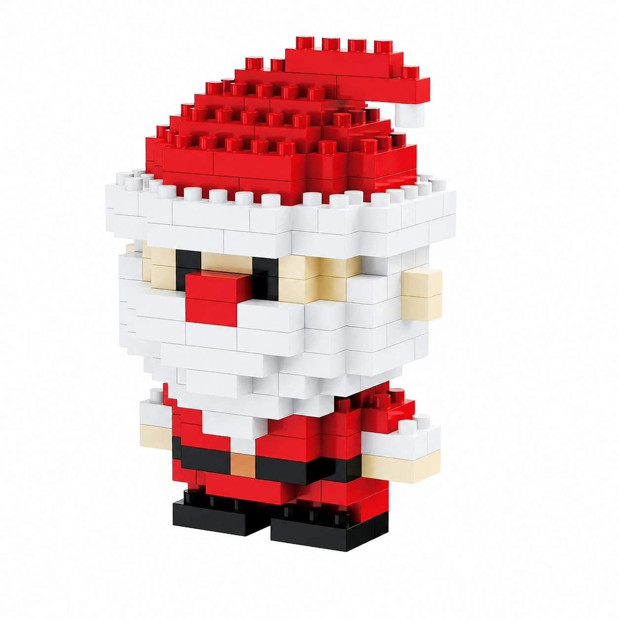 Christmas Building Blocks Set With Snowman Santa Reindeer And Tree