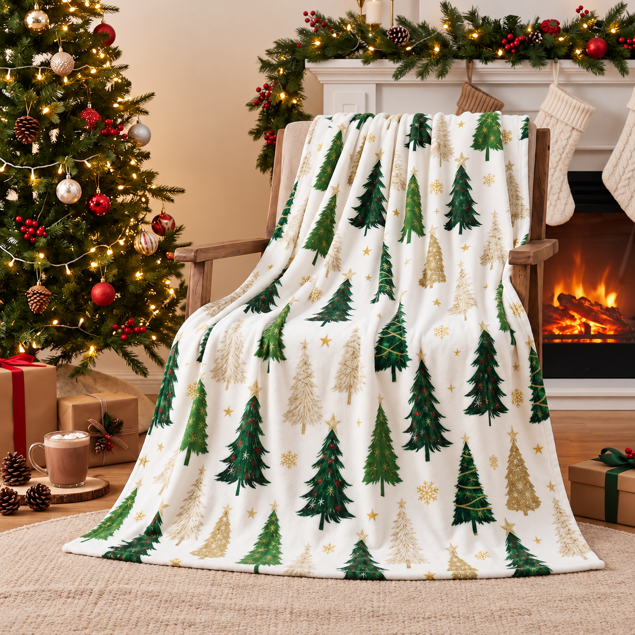Christmas Blanket For Couch And Bed For Men And Women