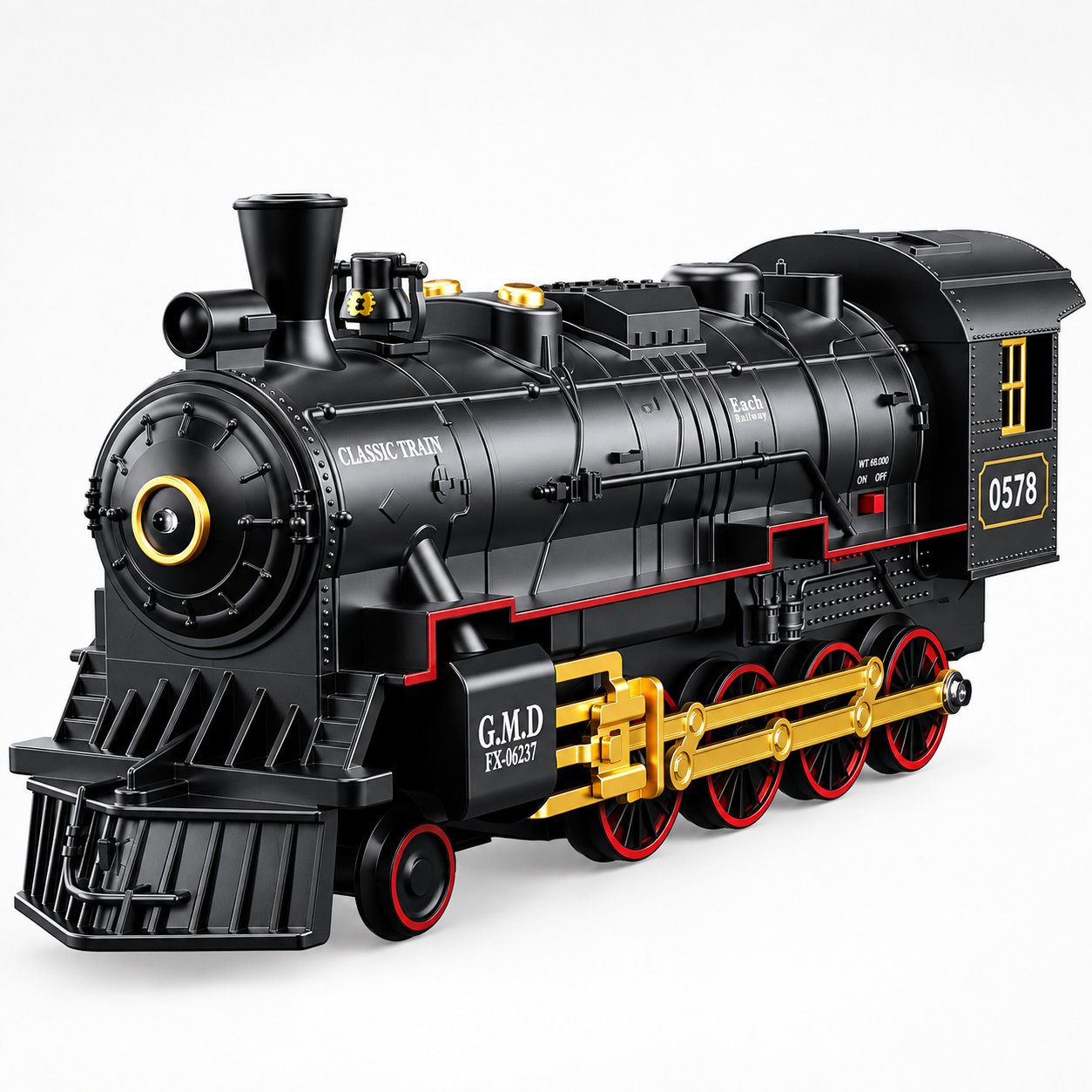 Christmas Electric Train Set With Steam Lights Sounds And Tracks