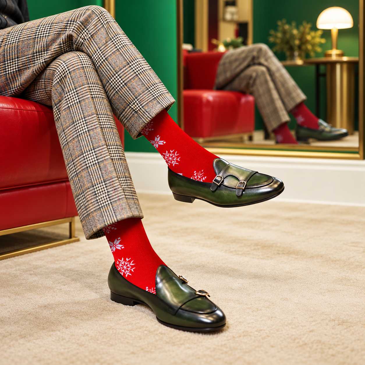 28 Pairs Christmas Stuffer Socks Set For Men And Women