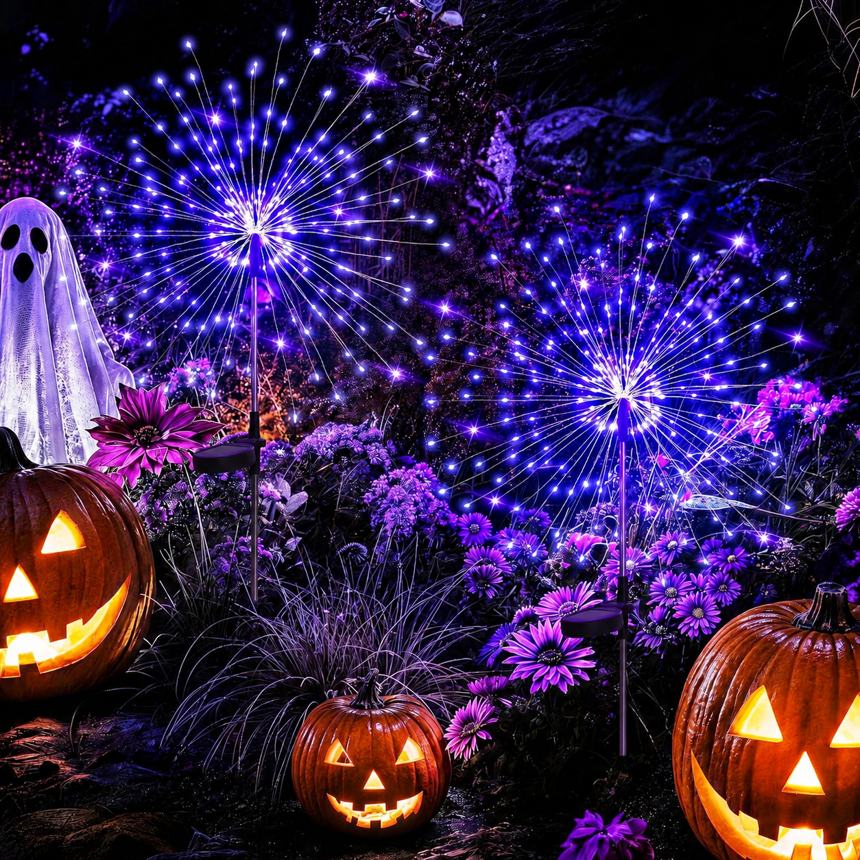 Solar Firework Lights for Outdoor Garden Decor