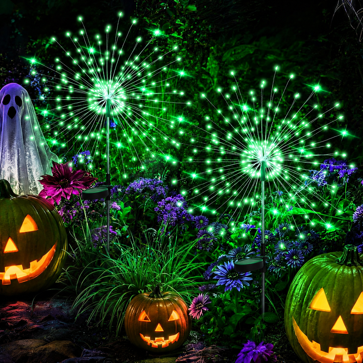 Solar Firework Lights for Outdoor Garden Decor