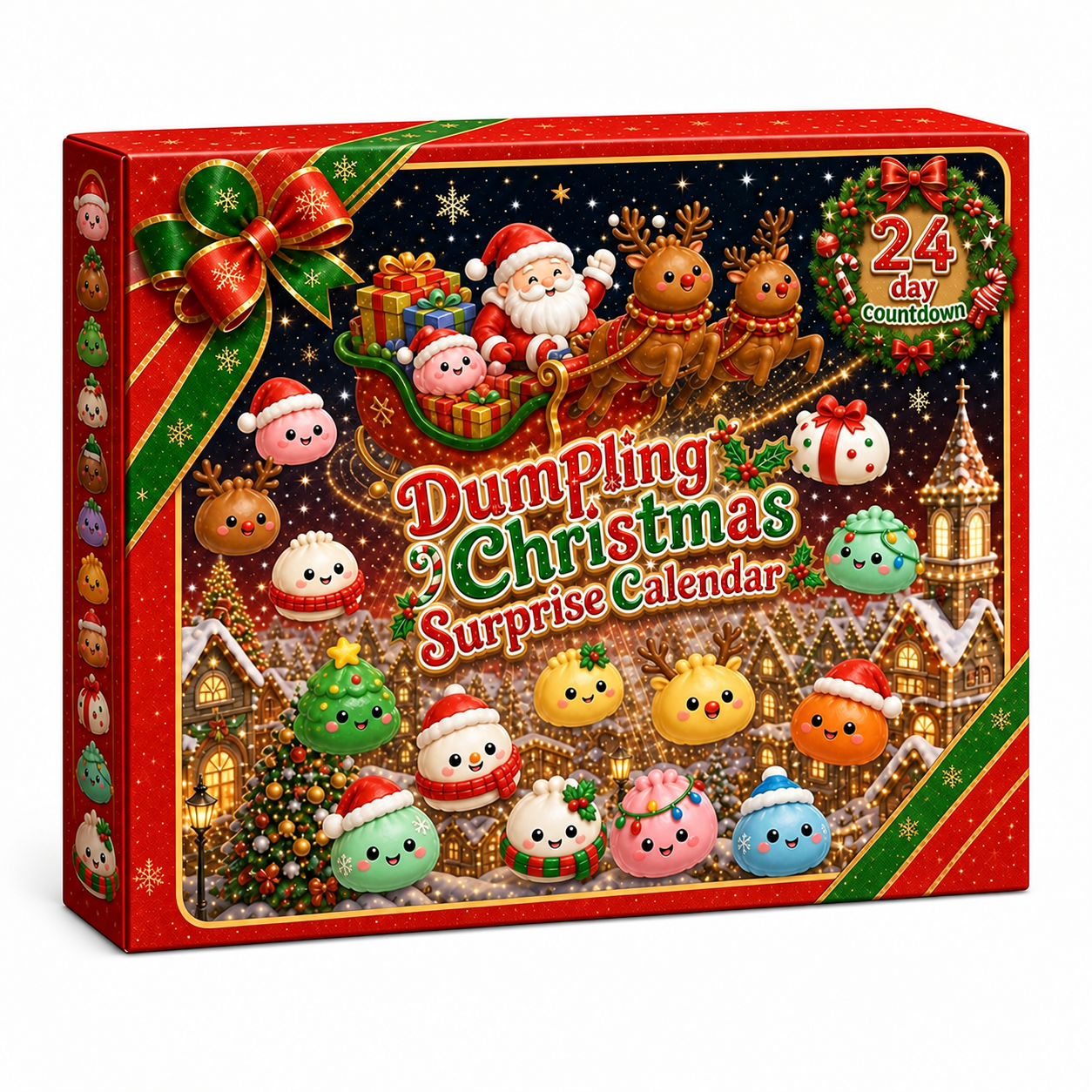 Christmas Squishies Advent Calendar 2026 Sensory Fidget Toy Set