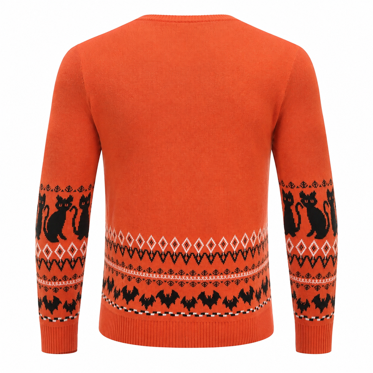 Festive Snowflake and Tree Knit Christmas Pullover Sweater for Men