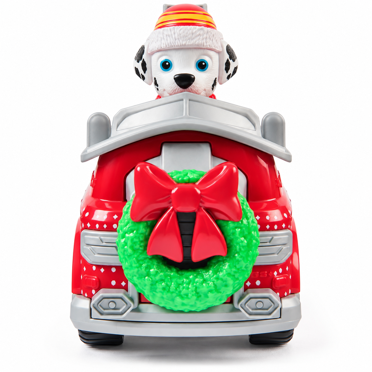 Christmas Holiday Rescue Vehicles With Action Figures Kids Toy Set
