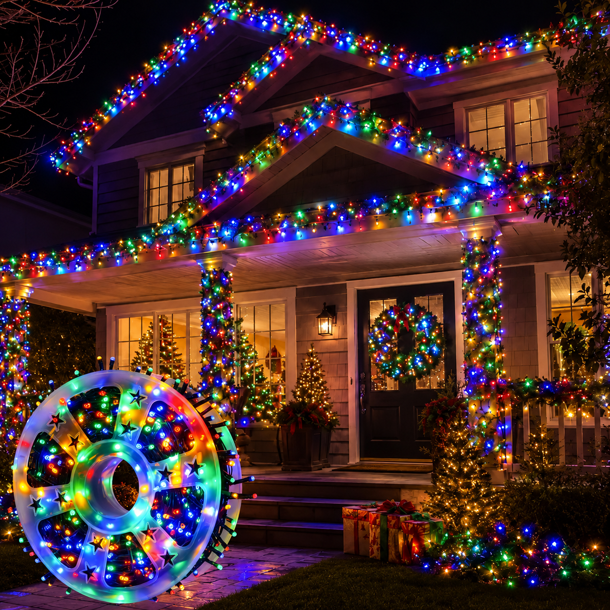 800 LED Wateproof Solar Fairy String Lights With Remote For Outdoor Decor