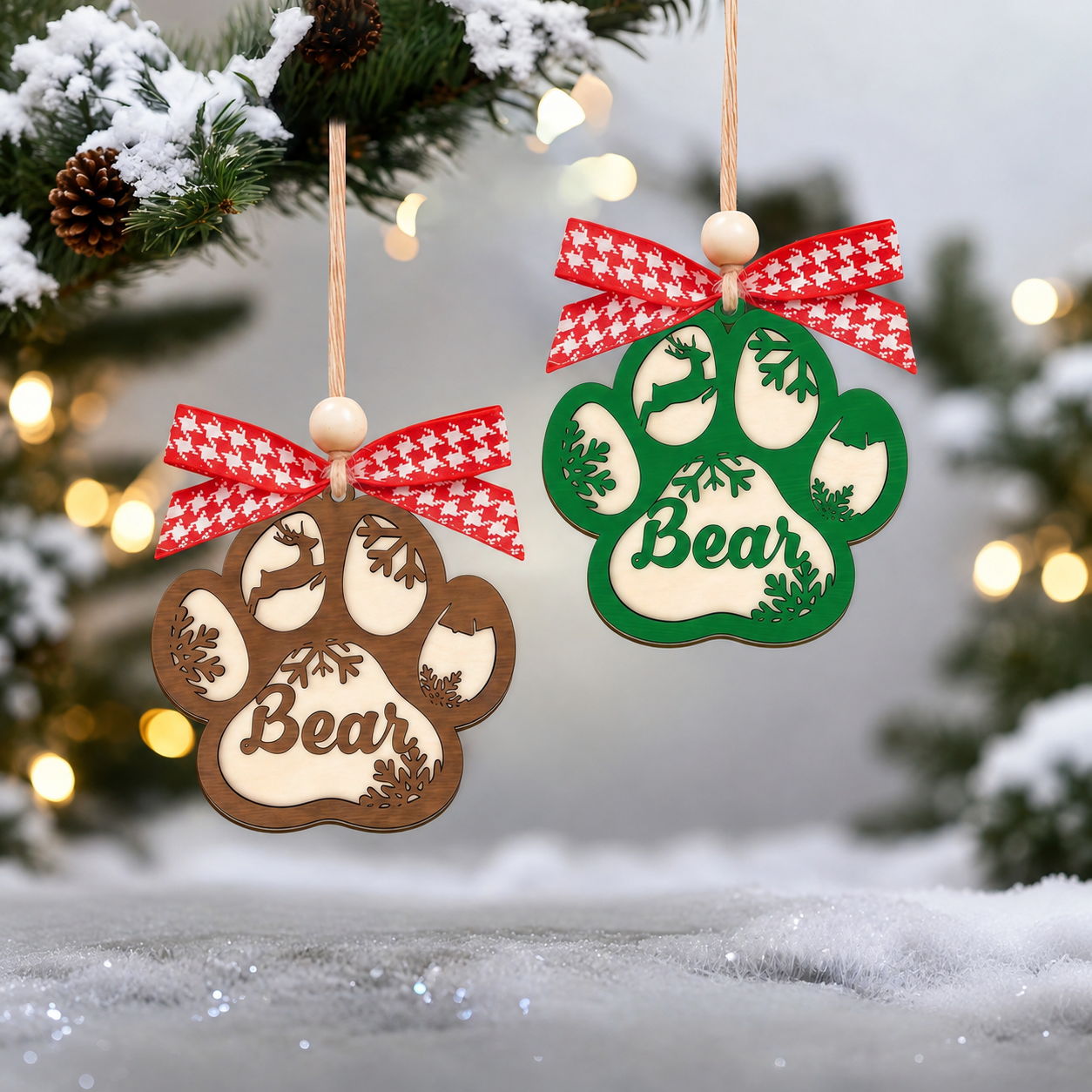 Personalized Pet Name Christmas Ornament