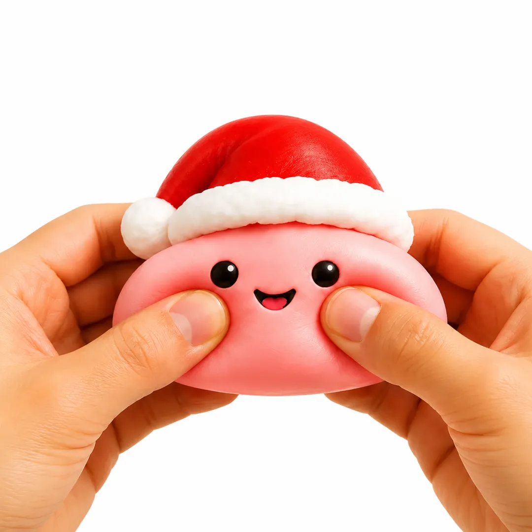 24 Day Christmas Themed Squishy Toy Countdown Advent Calendar Set