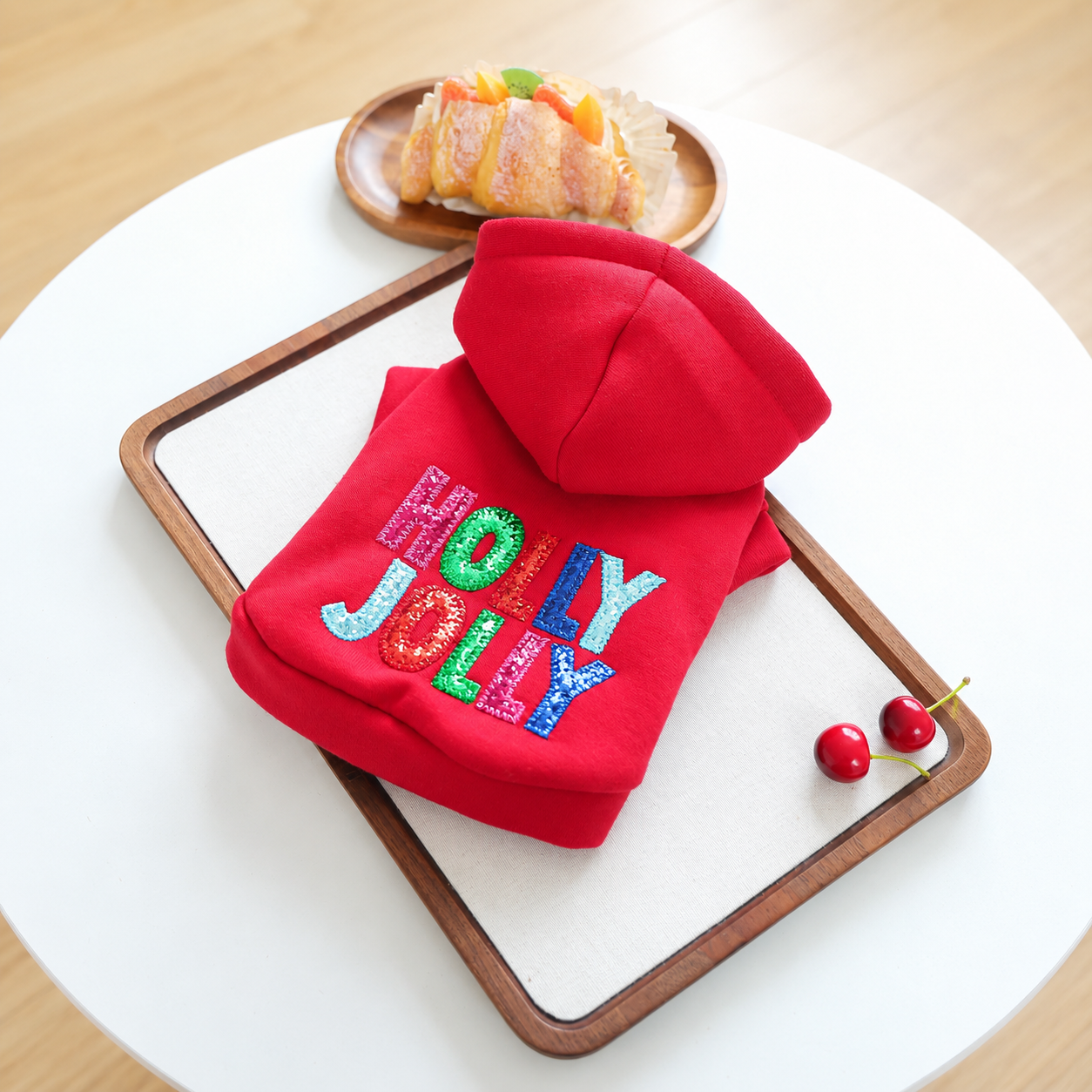 Casual Lightweight Christmas Pet Hoodie For Pets