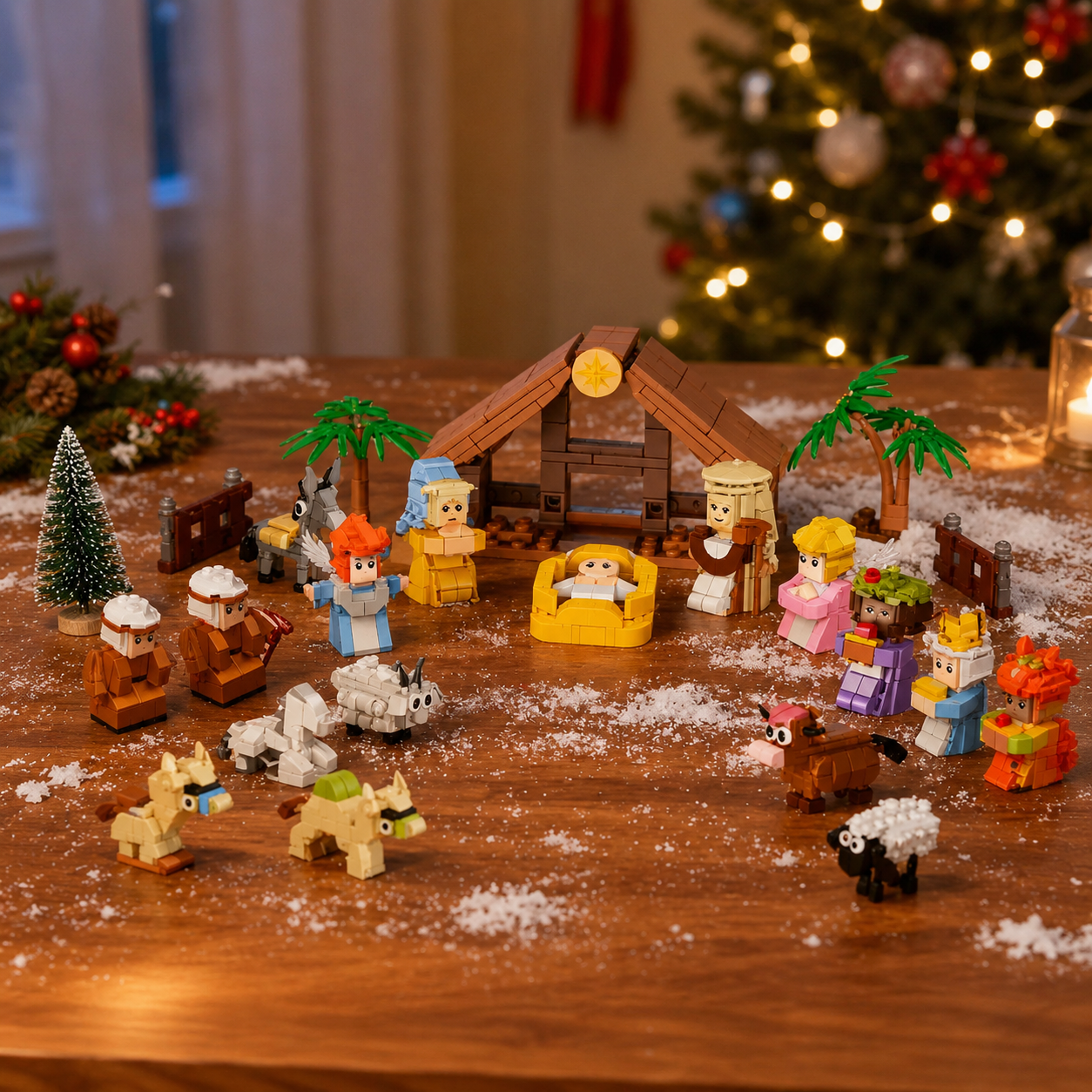 24 Day Christmas Advent Calendar Building Blocks Set  