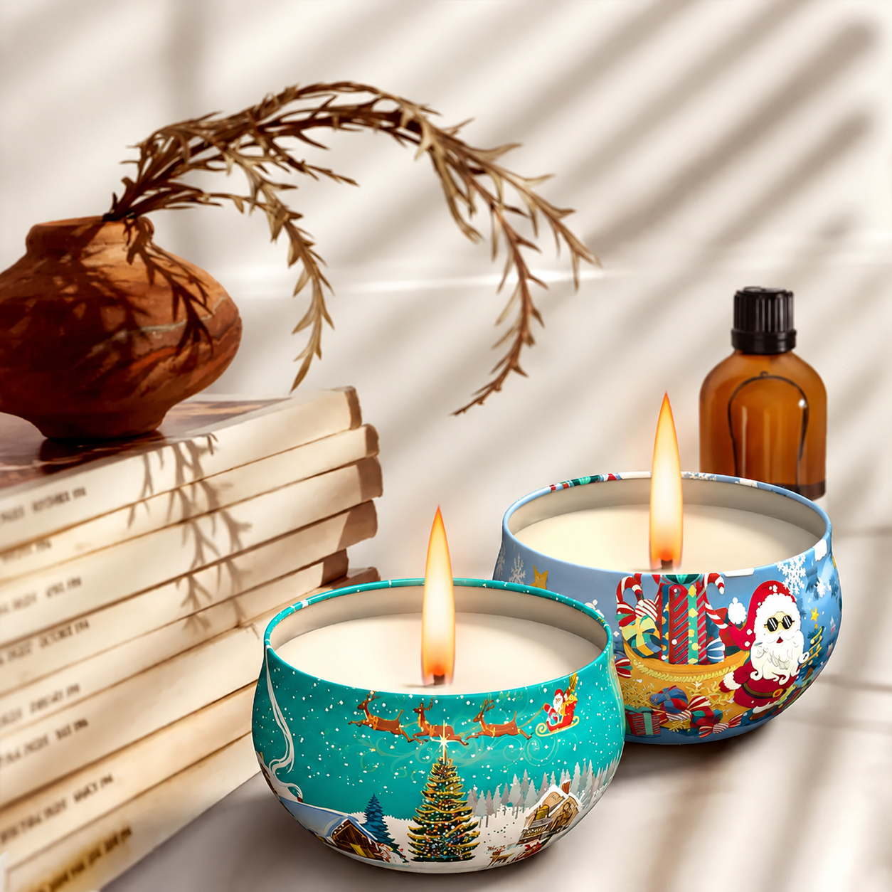 Christmas Aromatherapy Candle Set For Home Decor