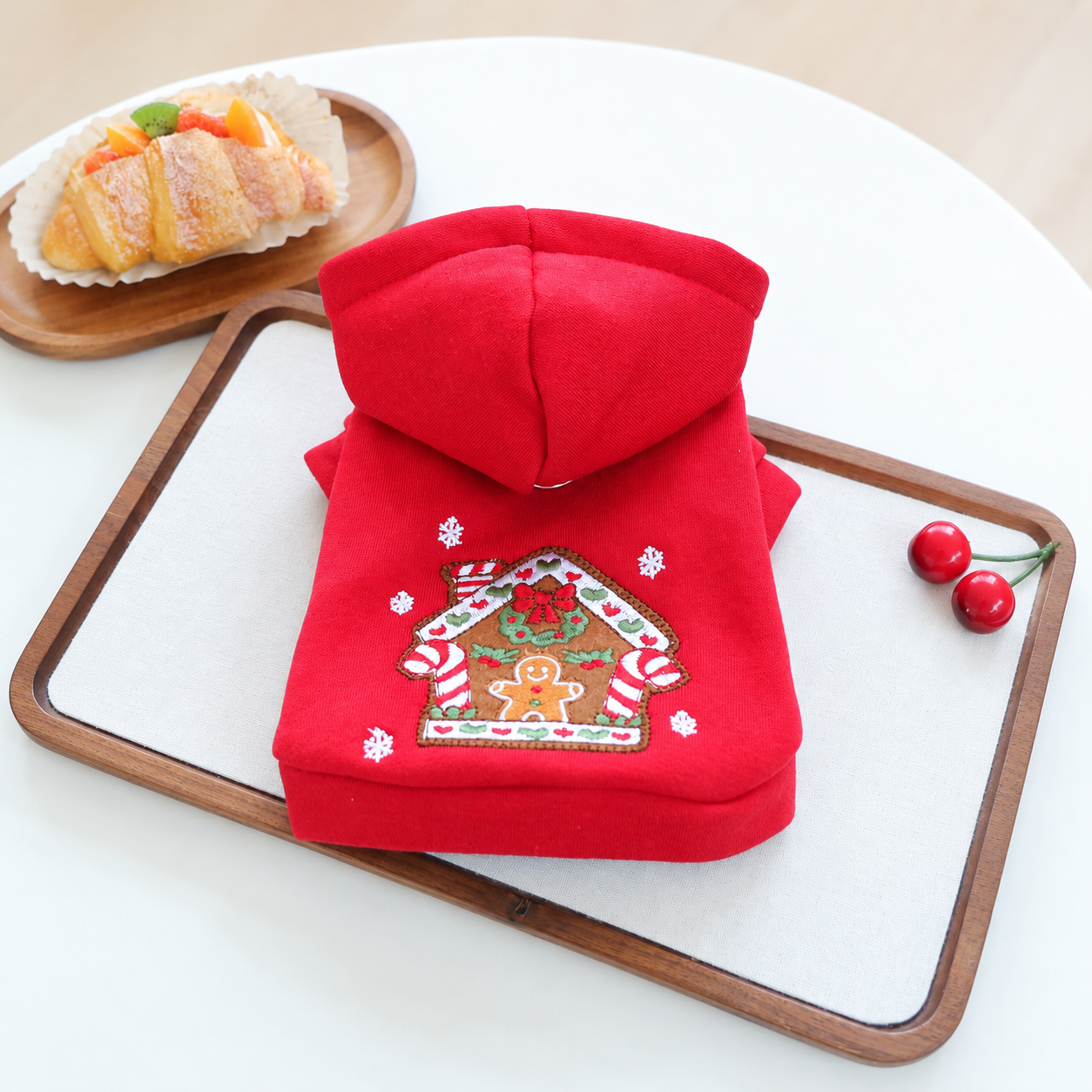 Casual Lightweight Christmas Pet Hoodie For Pets