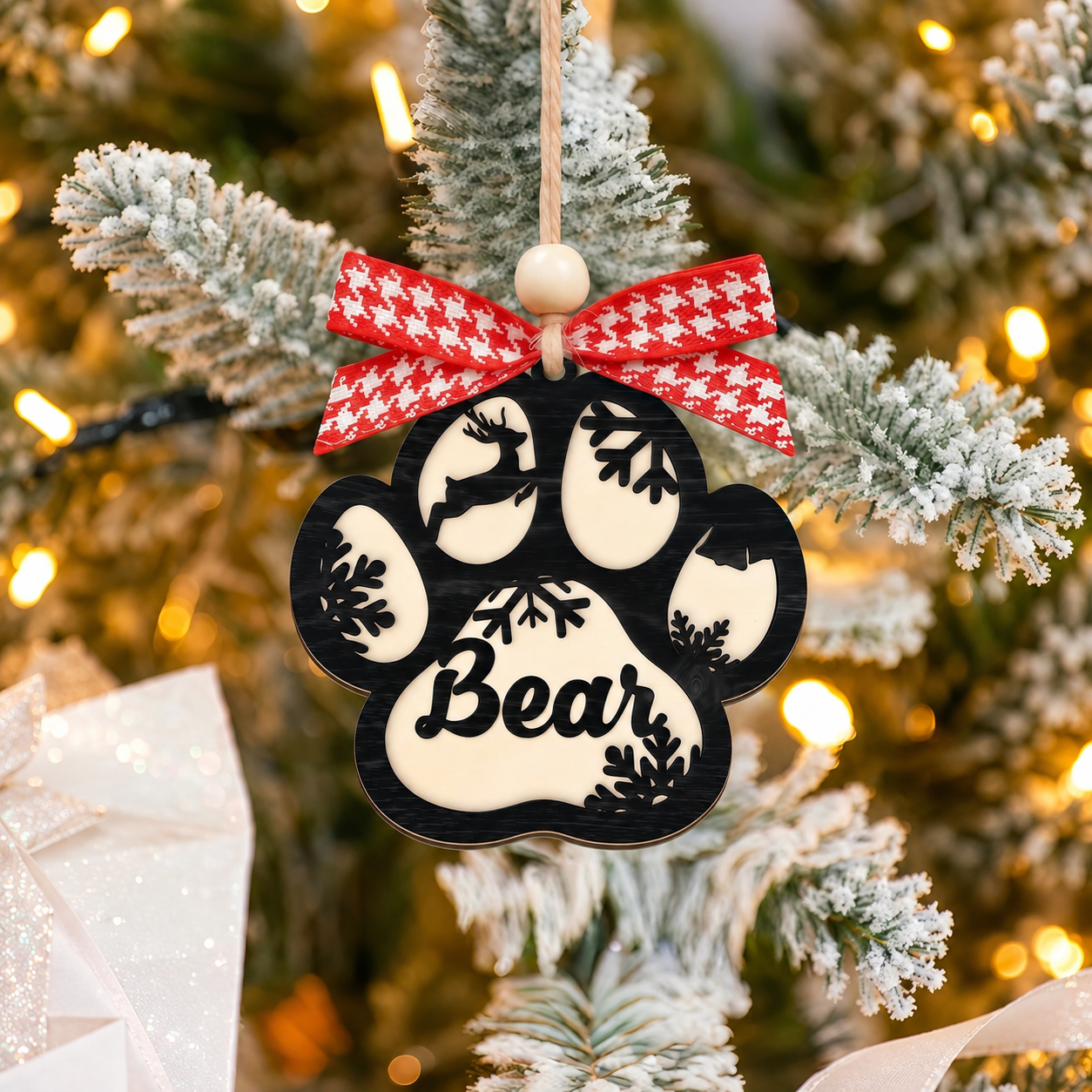 Personalized Pet Name Christmas Ornament