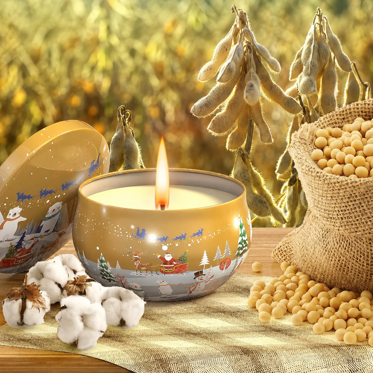 Christmas Aromatherapy Candle Set For Home Decor
