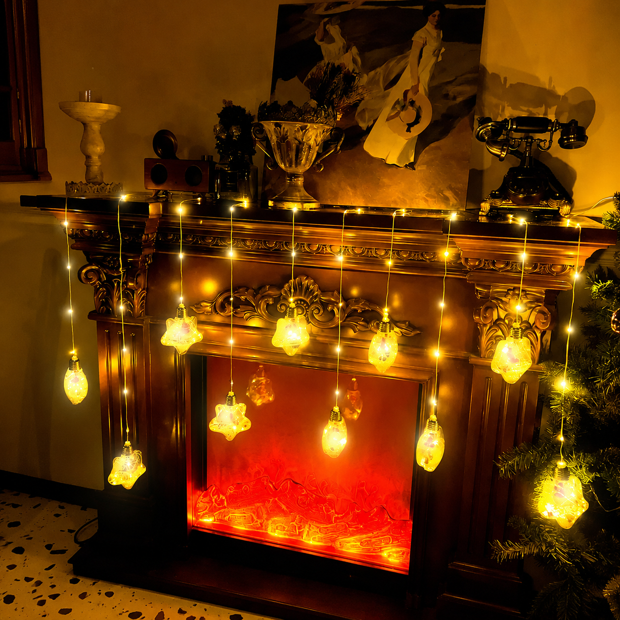 10 Light Christmas Lights For Decoration