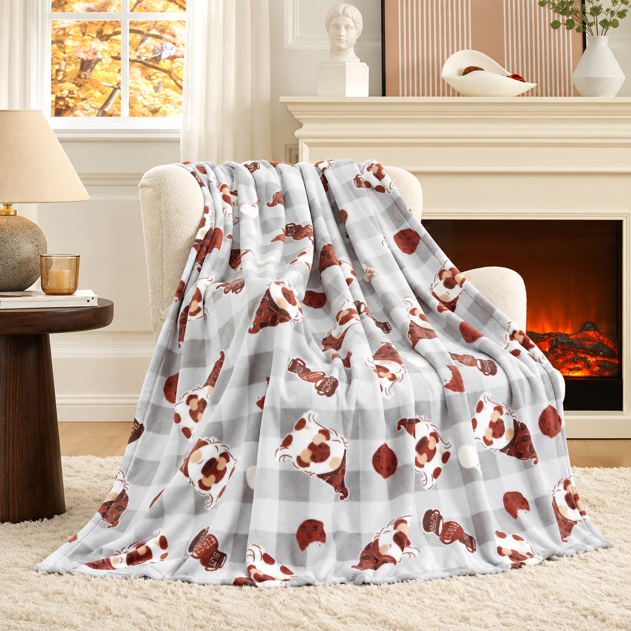 Ultra Soft Christmas Plush Blanket For Men And Women