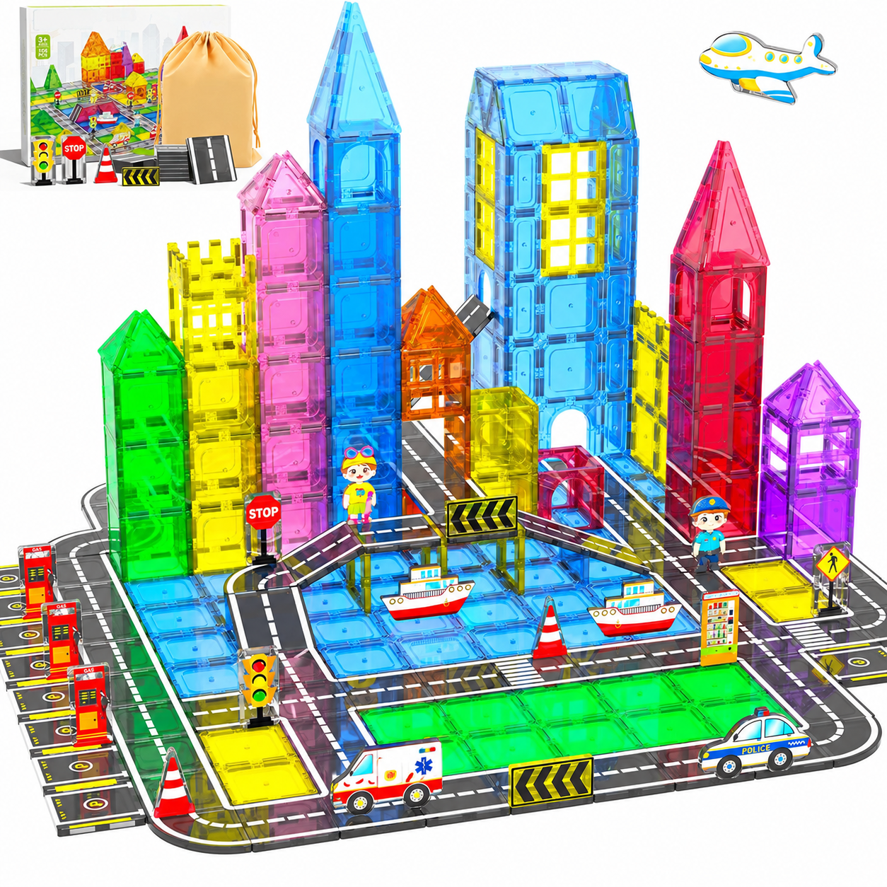 Preschool Montessori Sensory Building Blocks Toy Set For Kids
