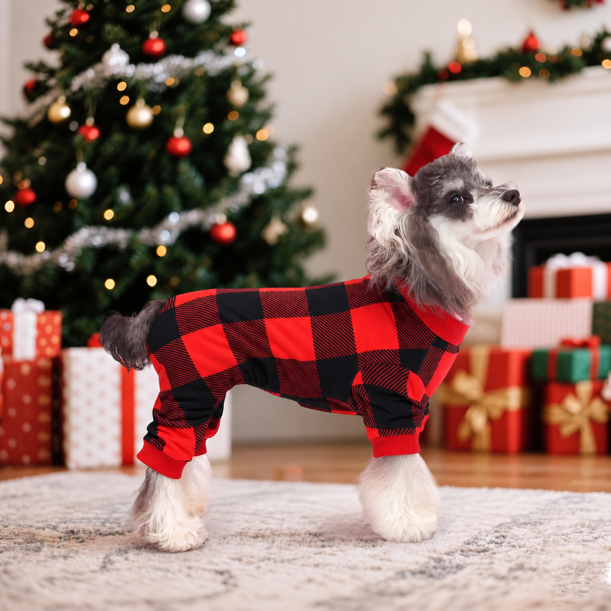 Dog Pajamas Onesie Soft Lightweight Winter Outfit with Comfortable Design
