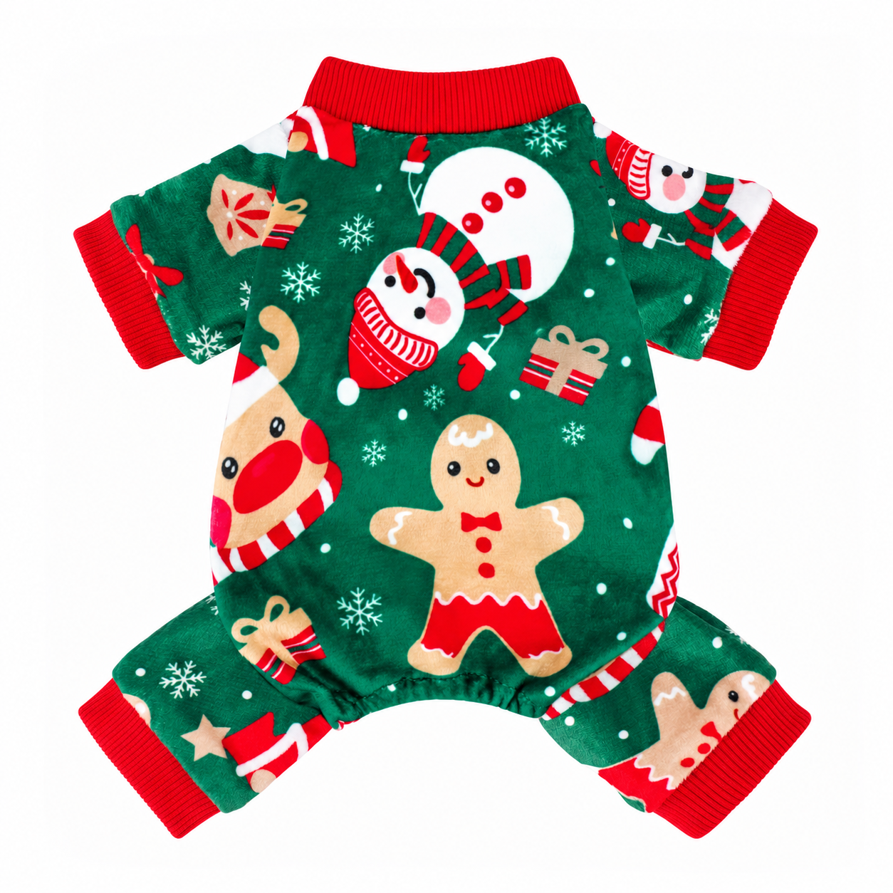 Dog Pajamas Onesie Soft Lightweight Winter Outfit with Comfortable Design