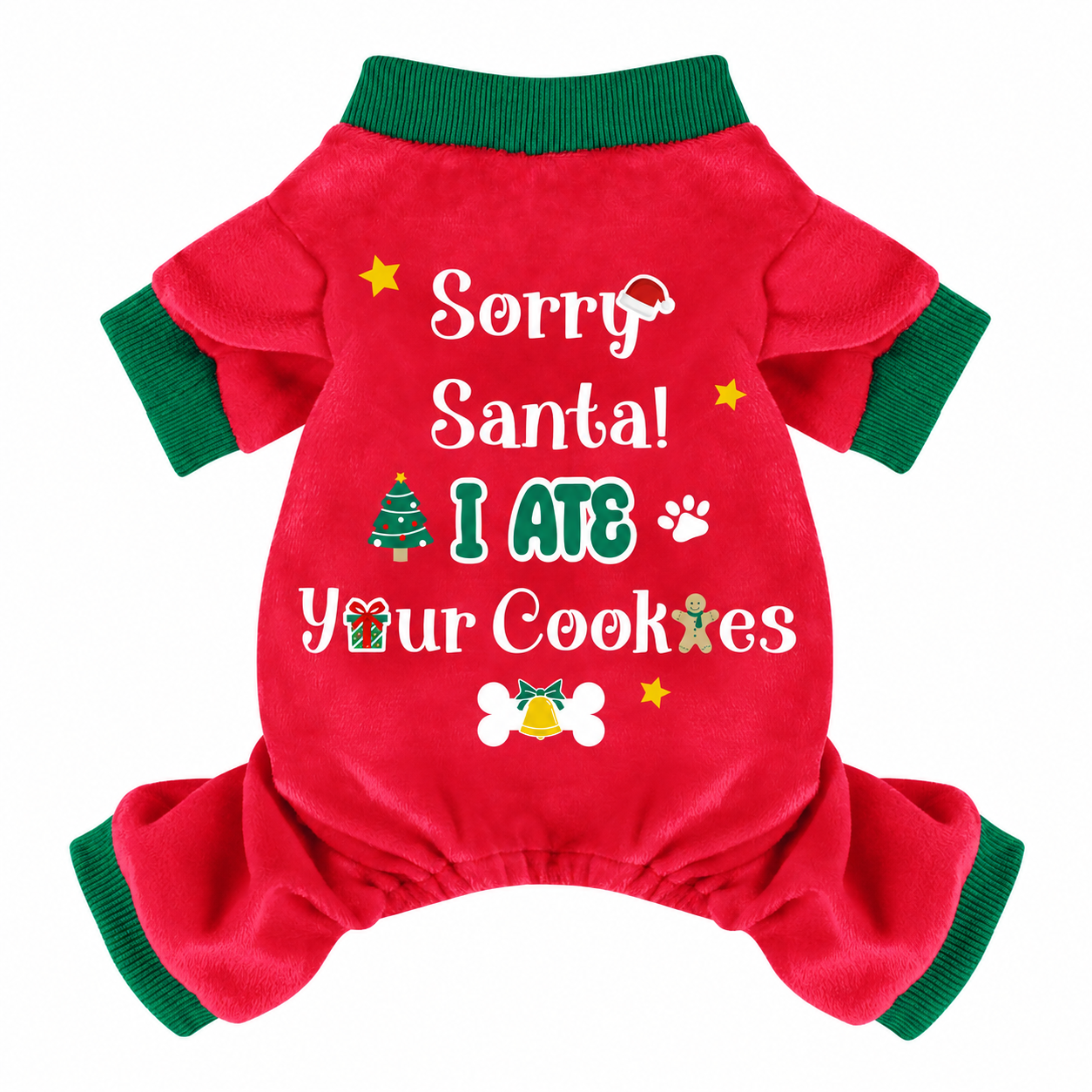 Dog Pajamas Onesie Soft Lightweight Winter Outfit with Comfortable Design