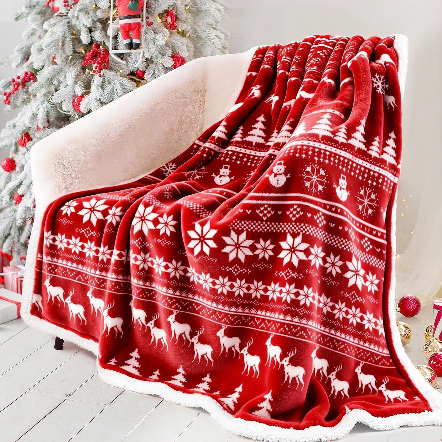 Soft Christmas Blanket For Bed For Men And Women