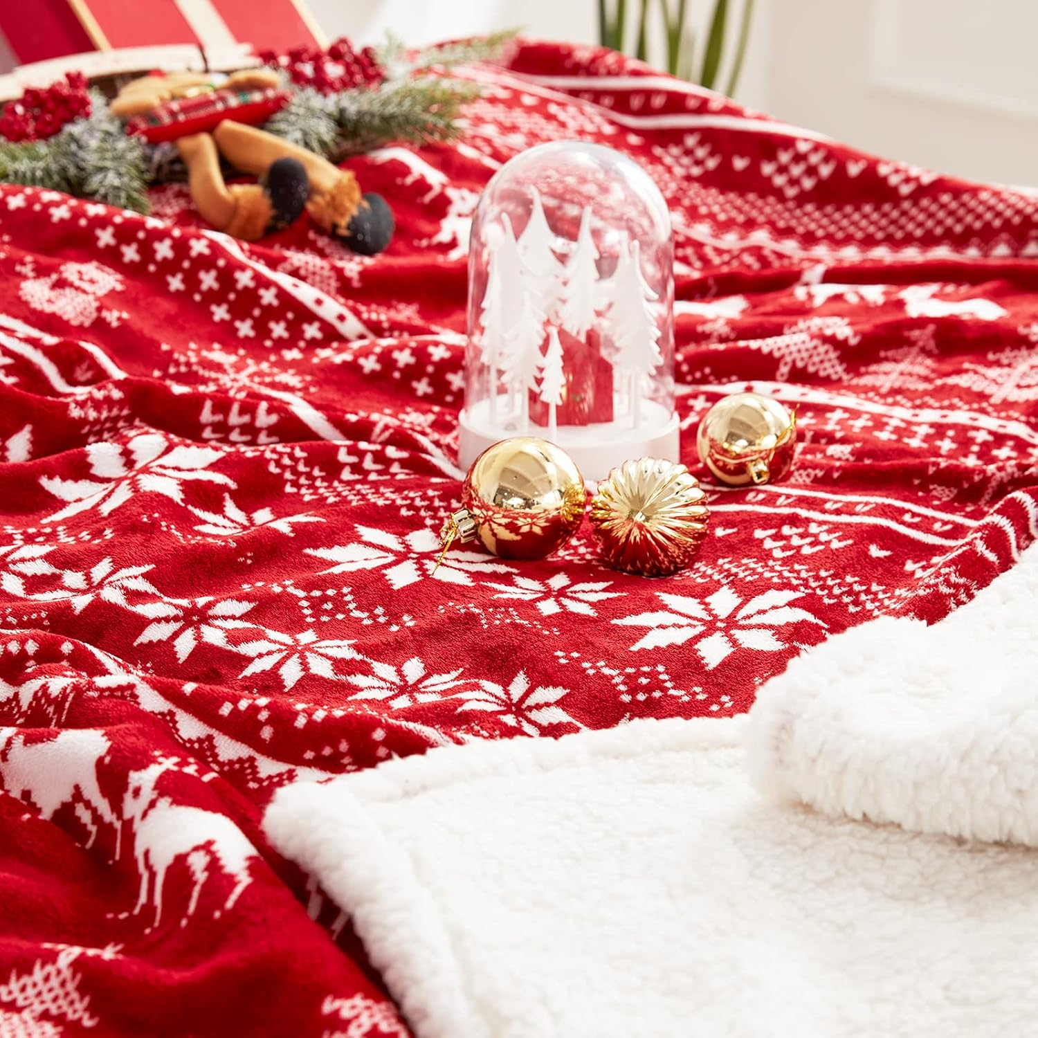 Soft Christmas Blanket For Bed For Men And Women