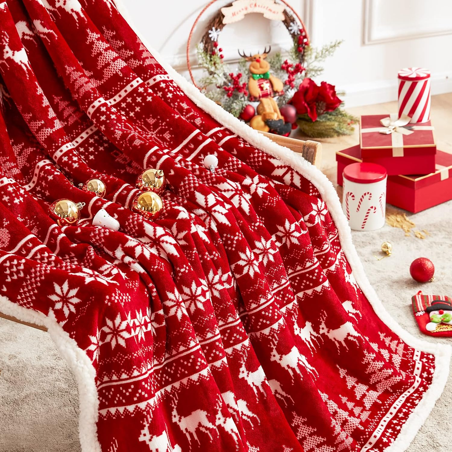 Soft Christmas Blanket For Bed For Men And Women